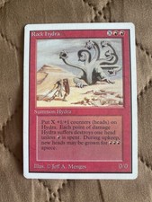 MTG - Rock Hydra Unlimited (2ED), Moderate Play *Reserved List*