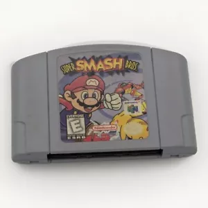 Super Smash Bros. N64 Nintendo 64 - Authentic TESTED - Cartridge Only - Picture 1 of 4