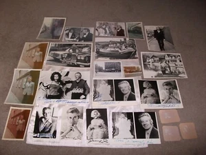 HUGE DANNY LA RUE 7 SIGNED PHOTOS MANY PRESS PRIVATE PHOTOS G/VG AUTOGRAPH BOOK - Picture 1 of 18