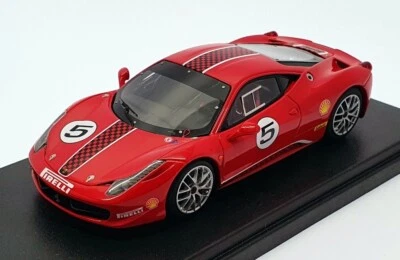 Look Smart 1/43 Scale LS385A - Ferrari 458 Italia Challenge #5 Rosso Corsa - Immagine 1 di 4