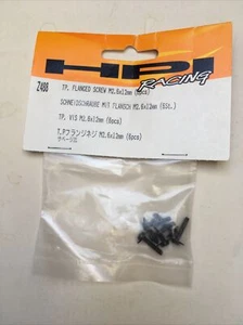 Tornillos con bridas TP de radiocontrol HPI M2.6 x 12 mm TP de acero negro (6) Z488 488 - Imagen 1 de 1