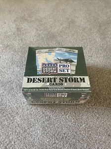 Neu Desert Storm Pro Set 1991 werkseitig versiegelt BOX mit 36 Packungen 10 Karten - Bild 1 von 2