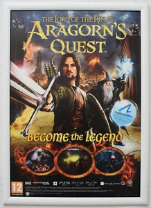 Il Signore Degli Anelli Aragorn's Quest RARO PS3 42cm x 59cm Poster Promozionale #2 - Foto 1 di 2