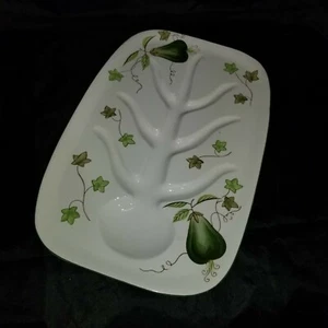 Vintage Nasco Japan Pear Design Meat Platter - Picture 1 of 5