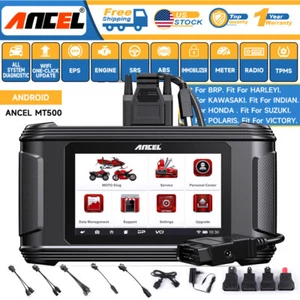 Motorcycle All System Diagnostic Scan Tool OBD2 Scanner for Honda INDIAN VICTORY - Foto 1 di 18