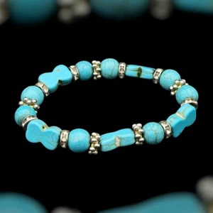 PULSERA MINERAL NATURAL AZUL - Bild 1 von 5
