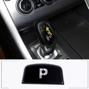 For Land Rover Range Rover Sport 2014-2017 P Button Trim Sticker Aluminium Black - Picture 1 of 11
