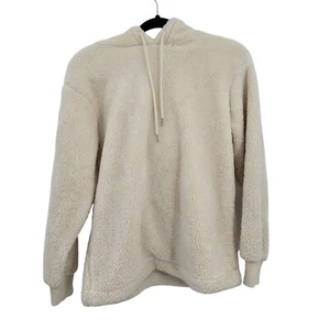 H&M Oso de Peluche Sudadera con Capucha S Crema Gran Tamaño Pulóver Cuadrado Ropa de Salón Núcleo de Cabina - Imagen 1 de 9