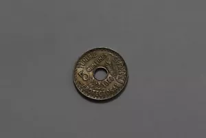 🧭 🇹🇳 TUNISIA 5 CENTIMES 1918 HIGH GRADE B63 #Z4231 - Picture 1 of 3