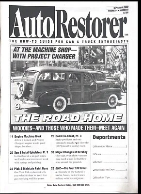 AUTO RESTORER Magazine - September 2002 The Road Home Foto 1 de 2