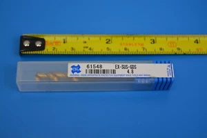 Taladro de trozo OSG EX-SUS-GDS 4,8 mm. Revestimiento HSSE TiN vástago de 6 mm. Para acero inoxidable - Imagen 1 de 2
