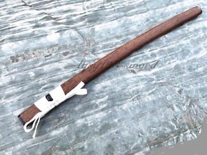 30" Rosewood Replacement Sheath Saya For Japanese Katana Sword Black OXhorn