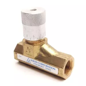 Alkon JN4 Hydrualic Durchflussregelventil, Messing, 1/2 Zoll NPT-Innengewinde, 1750 LPM - Bild 1 von 5