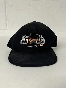 Vintage New Era DuPont Visier Baltimore Orioles 1996 Wildcard Druckknopflasche Mütze Kappe - Bild 1 von 3