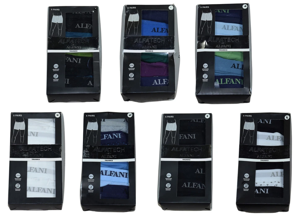 Alfani AlfaTech 5-Pack сундуков без бирки мужское нижнее белье выбрать цвет/размер - Изображение 1 из 1