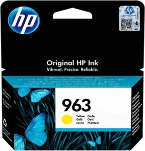 HP 3JA25AE 963 Original Ink Cartridge Yellow Print Upto 700 Page Single Pack-NEW - Afbeelding 1 van 3
