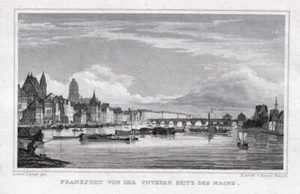 Frankfurt / Main: Sammlung mit 6 Originalen Stahlstichen von 1832  (45429) - Bild 1 von 5