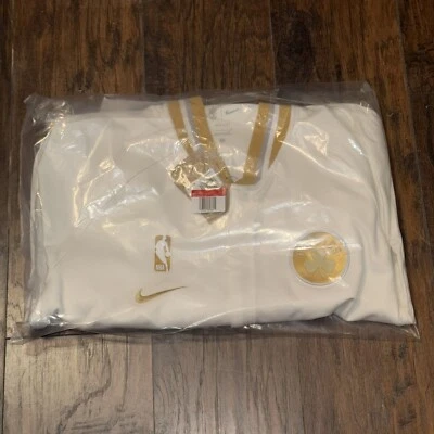Chaqueta de calentamiento Boston Celtics Nike NBA Champions Banner On-Court Showtime talla Lg Foto 1 de 4