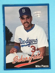 1991 Cal League RC Mike Piazza Bakersfield Dodgers #7 ⚾ - Picture 1 of 2