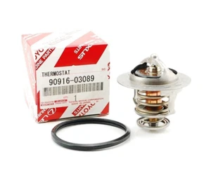 TOYOTA GENUINE THERMOSTAT WITH GASKET 90916 - 03089 / 16346 - 66020 - Picture 1 of 4