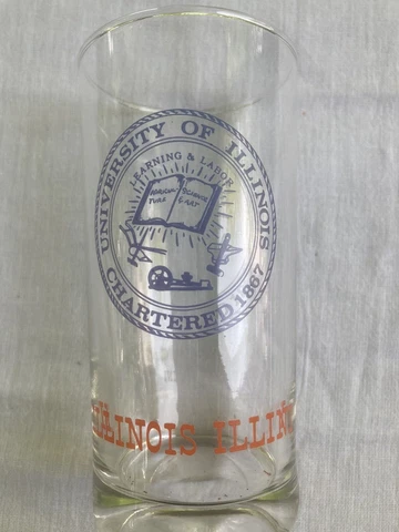 University of Illinois Drinking Water Juice Glass Cover
