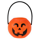  7 Cm Halloween Pumpkin Bucket Pail Sweet Holder Child Portable