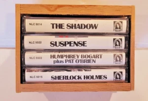 Radio Classics on Cassette Set 4 in Wood Box Suspense - Picture 1 of 4