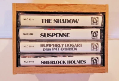 Radio Classics on Cassette Set 4 in Wood Box Suspense - Image 1 of 4