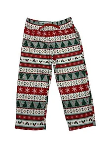 Carters Youth Fair Isle Pajama Pants Kids Size 4 Girl Boy Unisex NWT Christmas - Picture 1 of 10