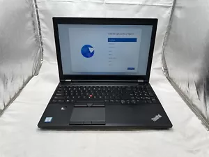 Lenovo ThinkPad P50 15.6" Laptop i7-6th Gen 16GB RAM 500GB NVMe Win 11 M1000M - Picture 1 of 6