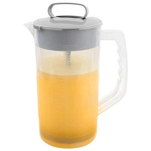1 Pack Mixing Pitcher for Drinks 2 Quart/ 64oz Plastic Water Pitcher with Lid... - Picture 1 of 7