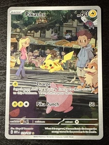 Pikachu 173/165 Scarlet & Violet 151 Illustration Rare - Picture 1 of 2