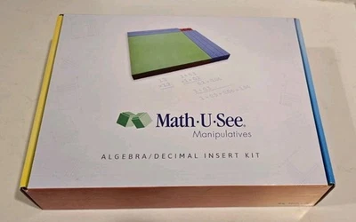 Matemáticas U See Manipulativos Álgebra/Decimal Kit Demme Aprendizaje Educación en el Hogar Foto 1 de 4