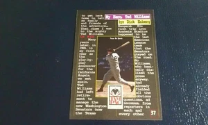 Ted Williams Boston Red Sox #37 1995 JAM PAC RARE ODDBALL WOW - Picture 1 of 2