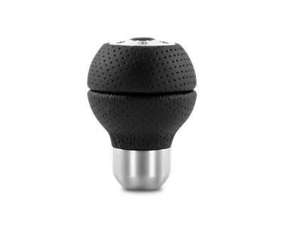 Momo Race Shift Knob - Black Airleather, Aluminum Insert - Image 1 of 4