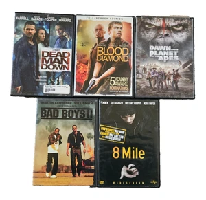 5 Action DVDs Untested, 8 Mile, Blood Diamond and More - Bild 1 von 6