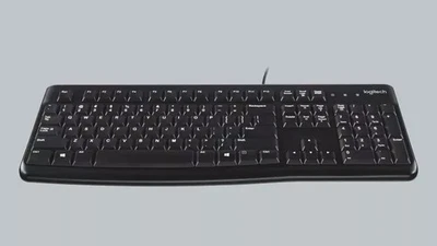 LOGITECH K120 TASTIERA ITALIANA NERA USB CAVO 150 CM. 920-002517 - Immagine 1 di 3