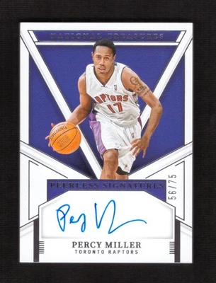 2024-25 Panini National Treasures Percy Miller Peerless Signatures Auto 56/75 - Image 1 of 2