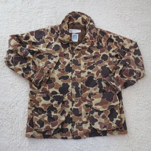 Vintage Columbia Jacket Mens XL Brown Duck Camo Waterproof Hunting Coat 90s - Picture 1 of 13