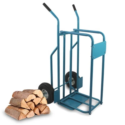 Brennholzkarre Holztransporthilfe Holzkarren Sackkarre Kaminholzwagen BITUXX - Bild 1 von 4