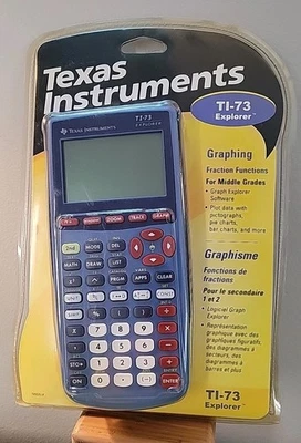 NIB Texas Instruments TI-73 Explorer Graphing Calculator School College 2006  - Image 1 of 4
