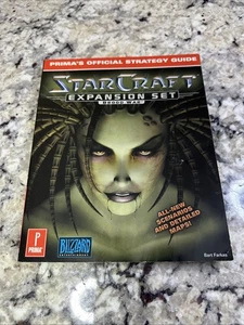 StarCraft Expansion Set Brood War Prima PC Computer Strategy Guide NMMT cond - Picture 1 of 2