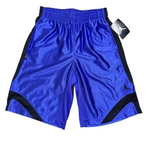 Jordan Basketball Shorts Youth Boys Size Medium 10/12 Concord Purple - Picture 1 of 12
