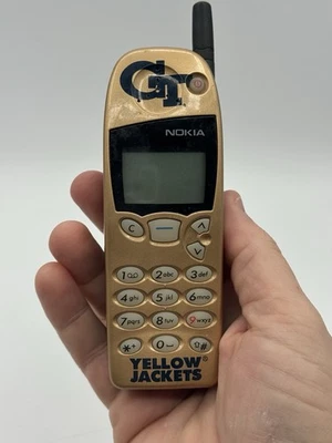 Chaquetas amarillas Georgia Tech para teléfono celular Nokia 5165 de colección sin probar Foto 1 de 3