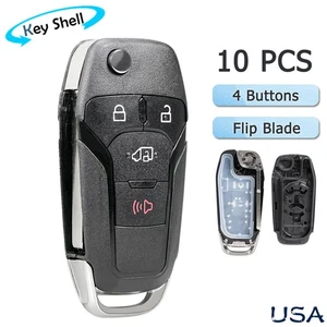 10 Para 2019 2020 2021 2022 2023 Ford Transit Connect Mando a Distancia Llavero Estuche Carcasa - Imagen 1 de 9