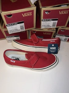 Vans Slip On 47 V DX Anaheim Factory OG rot Canvas Sneaker VN0A3MVAR3V Größe 8-11,5 - Bild 1 von 5