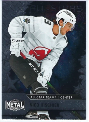 2020-21 Skybox Metal Universe All-Stars #193 Nico Hischier New Jersey Devils - Image 1 of 2