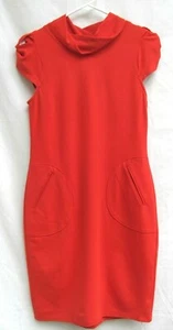 YOANA BARASCHI..SEXY..NARANJA ROJIZO..BODYCON..HASTA LA RODILLA..VESTIDO..talla 2 - Imagen 1 de 6