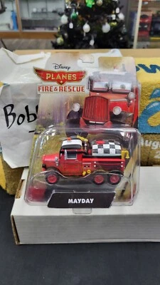 NIB 2014 MAYDAY FIRE TRUCK PLANES FIRE & RESCUE DISNEY PIXAR CARS PROPWASH 1/55 - Image 1 of 4