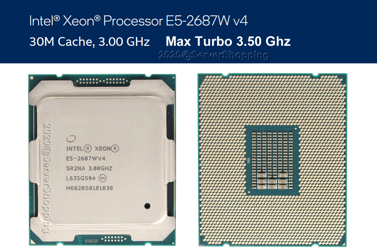 Intel Computer Intel Xeon E5-2687W V4 Processor Model Intel Computer Intel Xeon E5-2687W V4 Processor Model